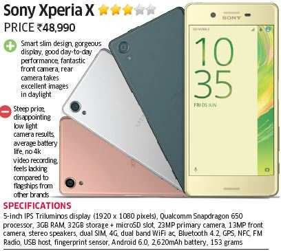 ET review: Sony Xperia X is a good phone but having a bad price