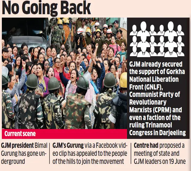 Mamata called us terrorists, not ready for talks with WB govt: GJM Mamata called us terrorists, not ready for talks with WB govt: GJM