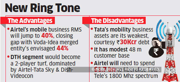 Merger with Tata to help Bharti Airtel close gap with Vodafone-Idea