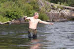 Putin goes shirtless while fishing in Siberia