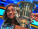 12-yr-old Indian-American Ananya Vinay spells 'marocain' to win National Spelling Bee 2017