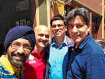 An Olympian meetup! When Punit Soni took a selfie with Geet Sethi, Viswanathan Anand & Viren Rasquinha