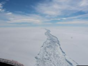 Trillion ton iceberg splits off Antarctica shelf