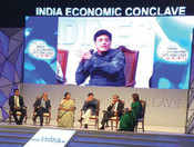 Nirmala Sitharaman, Piyush Goyal at India Economic Conclave