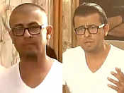 Tweet row: Sonu Nigam shaves his head