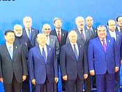 SCO Summit: Leaders pose for group photograph