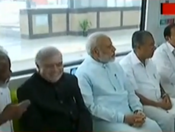 PM  Narendra modi  flagged off the kochi metro