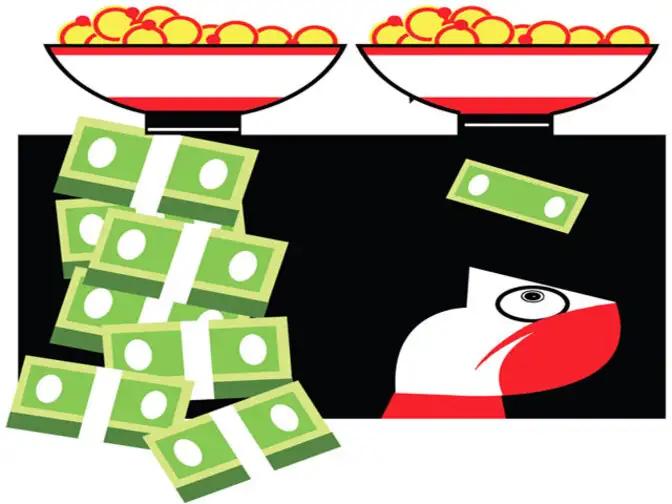 Options trading at parity