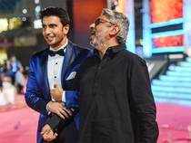 Bhansali (right) has paired up with Ranveer Singh (left) once again for his upcoming film.