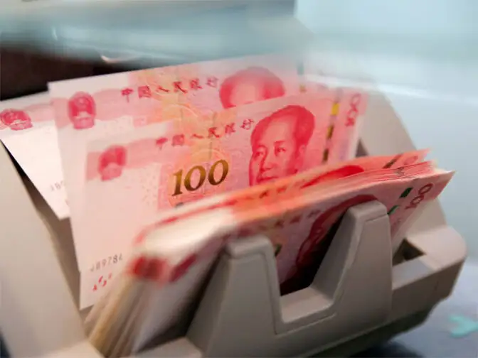 China's yuan firms on stronger fixing, set for winning week