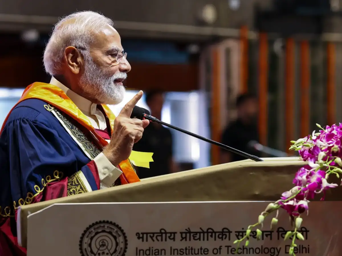 Life’s toughest tests are ‘out of syllabus’, Modi tells IIT Delhi graduates