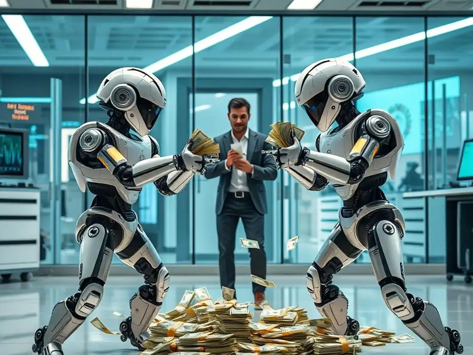 Before replacing humans, AI is fighting over them