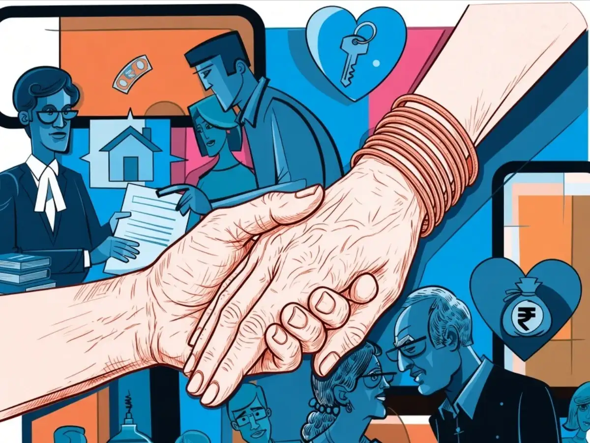 In their 60s, they found love. What they kept separate was their money
