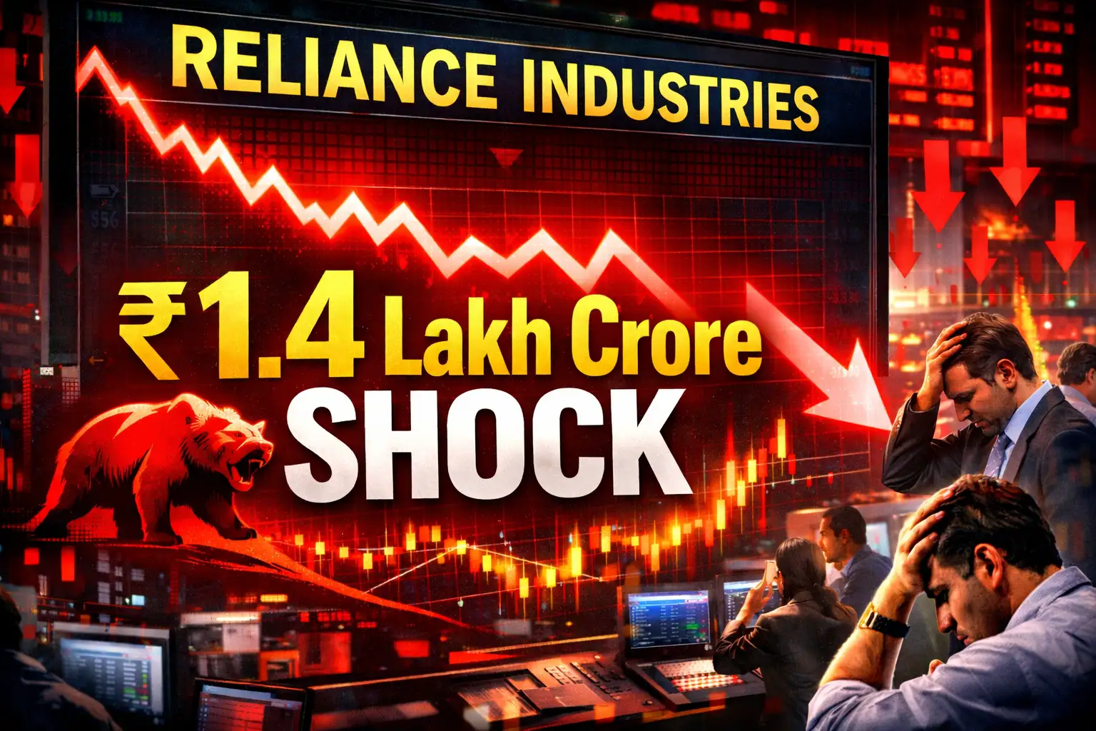 ₹1.4 lakh crore shock! Reliance shares hit in New Year selloff