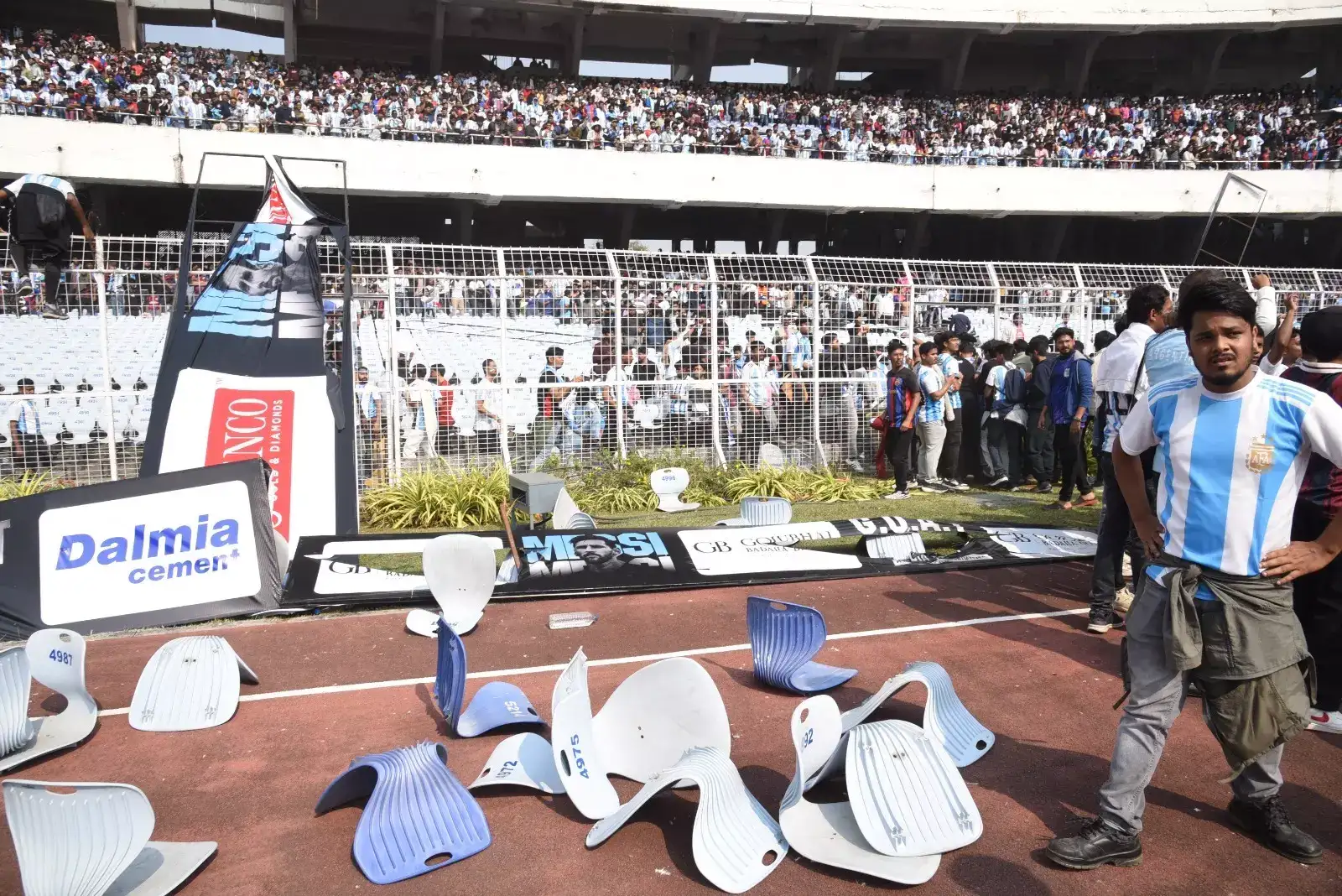 Lionel Messi's GOAT Tour: Kolkata event descends into vandalism after fans fail to catch a glimpse of star