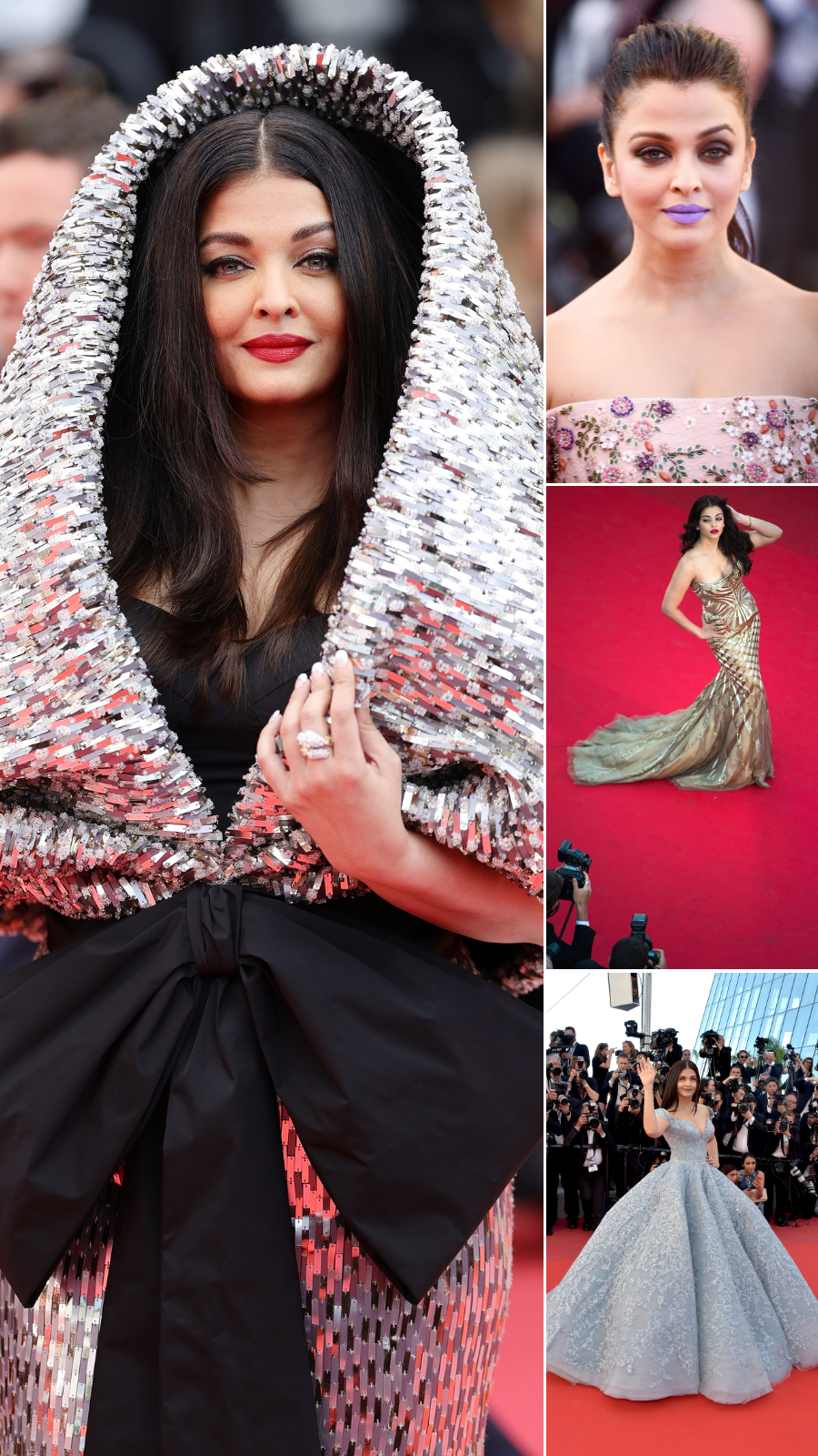 Cannes 2017 Day 4: Aishwarya Rai Bachchan RAVISHING in RED in an  off-shoulder gown on red carpet! PICS!