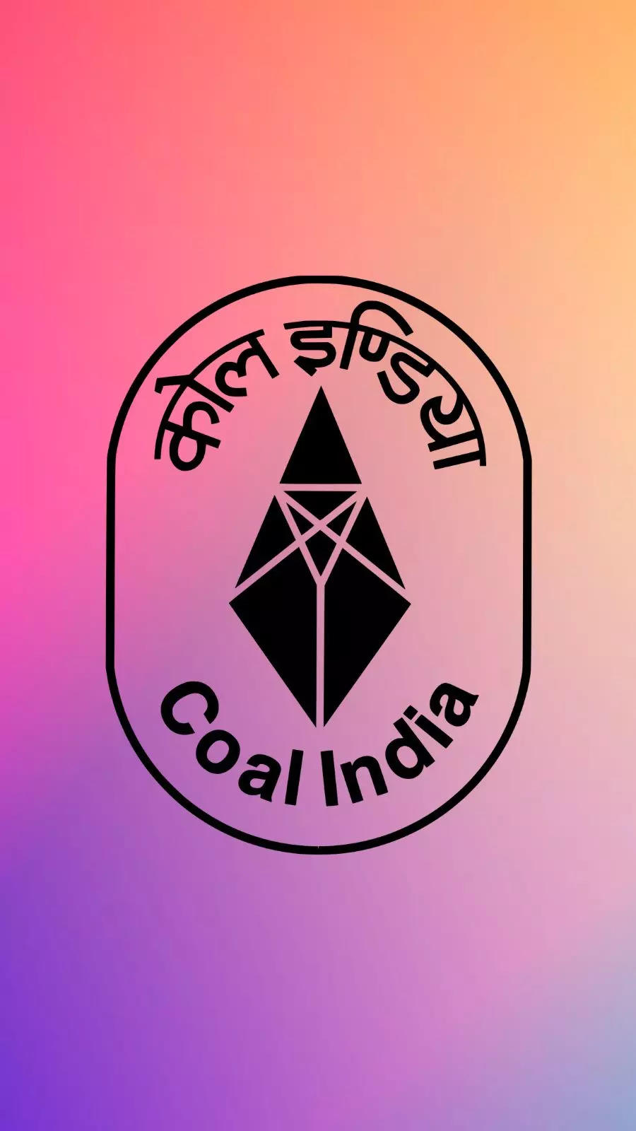 Coal India logo in transparent PNG and vectorized SVG formats