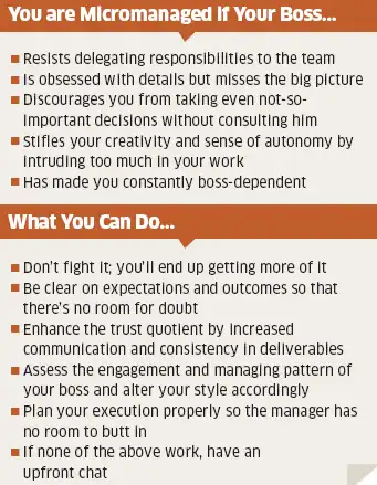 Micro-management: How you can get your boss to stop being a control