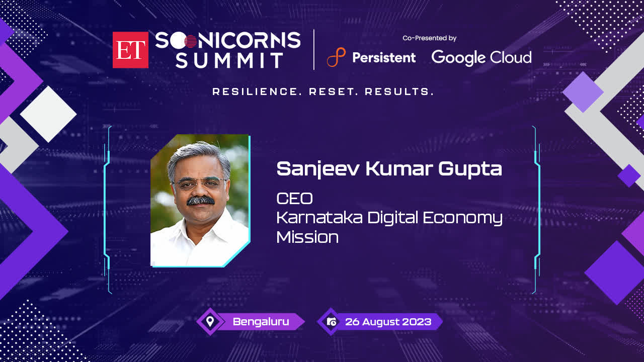 ET Soonicorns Summit 2023 | Sanjeev Kumar Gupta, CEO, KDEM on Karnataka's Thriving Startup Ecosystem