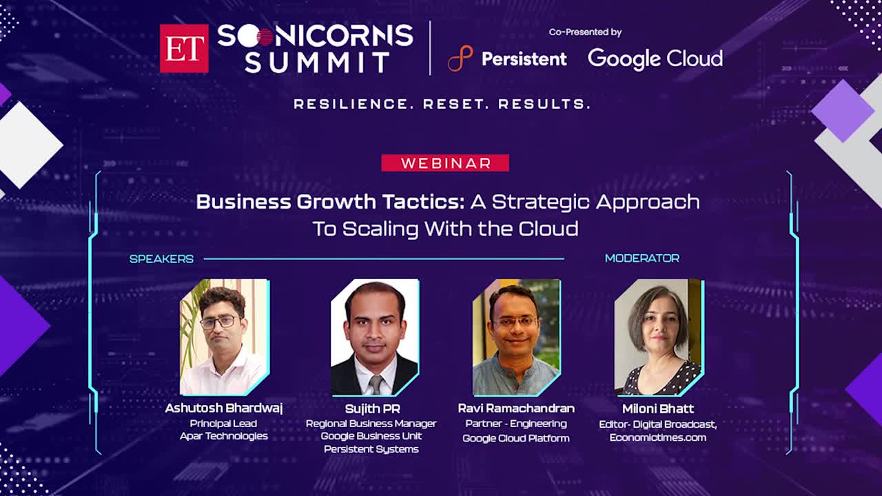 ET Soonicorns Summit 2023 | 'Transforming Business: Apar Technologies' Migration to Google Cloud’