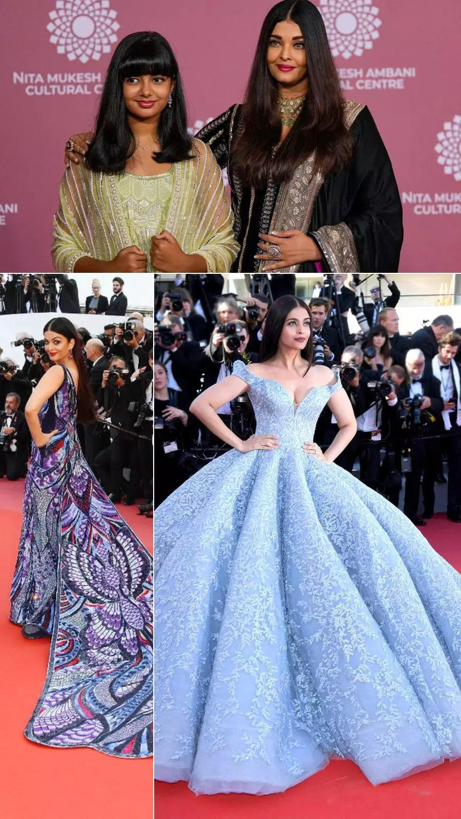 Cannes 2017: Aishwarya Rai channels her inner Cinderella in glorious blue  gown | Ballroom gowns, Debut gowns, Gowns