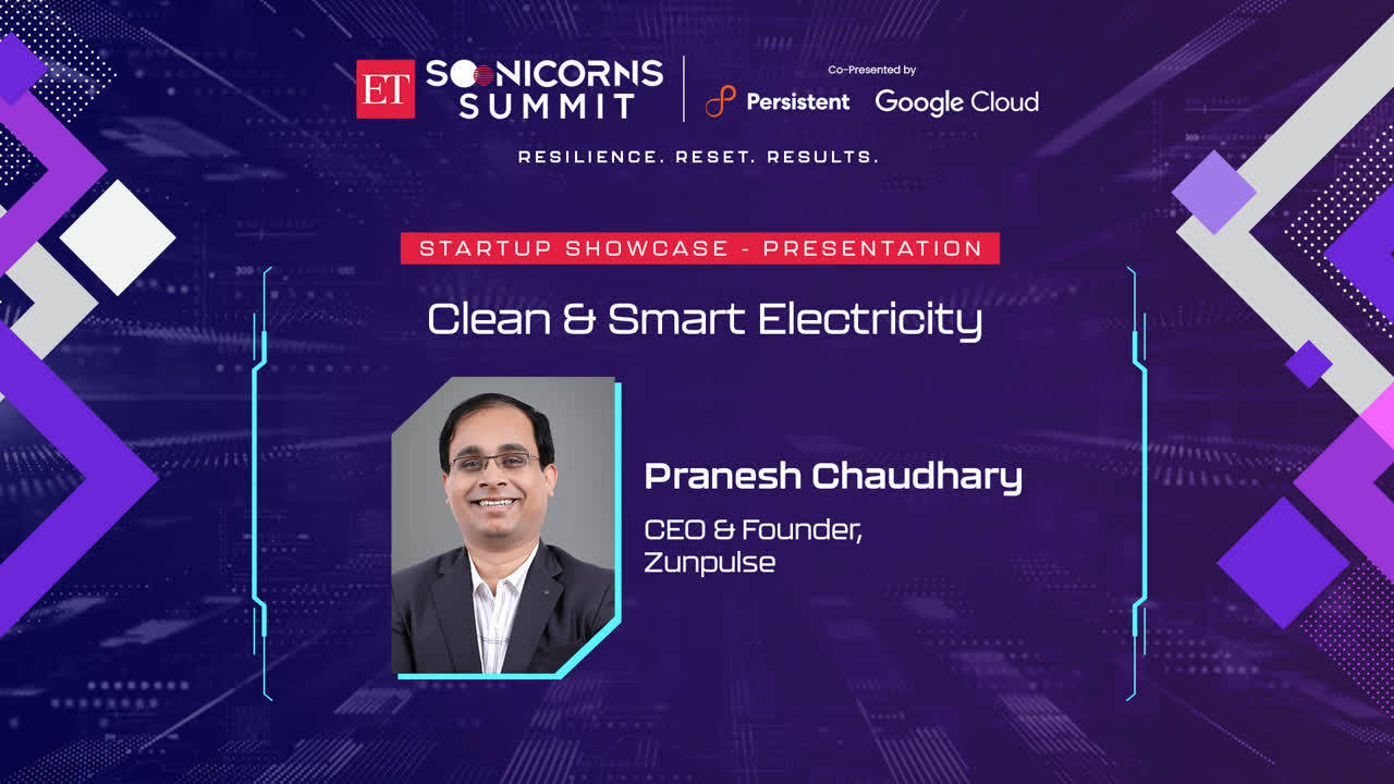 ET Soonicorns Summit 2023 Delhi-NCR | Exploring clean & smart electricity with Zunpulse’s Founder