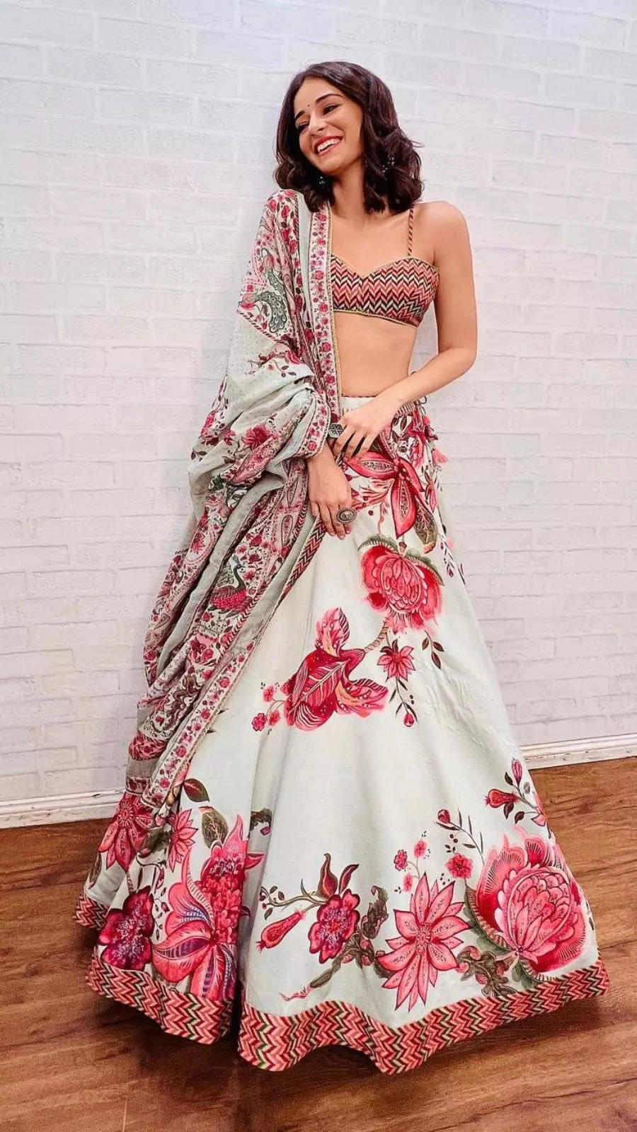 Buy Bollywood Sabyasachi Inspired red silk wedding lehenga choli in UK, USA  and Canada