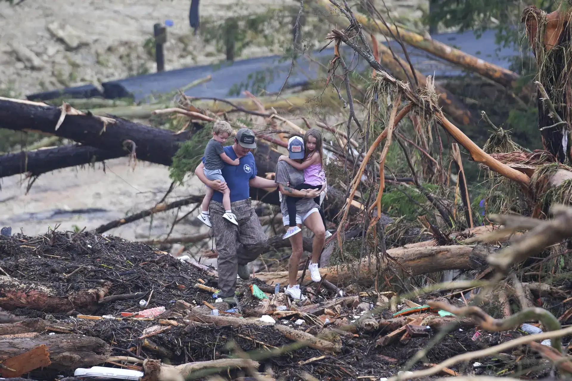 2 girls found alive: Texas Floods Miracle: Two girls found alive, clinging  to a tree for over a day — 'Six miles downriver, 27 feet in air' - The  Economic Times
