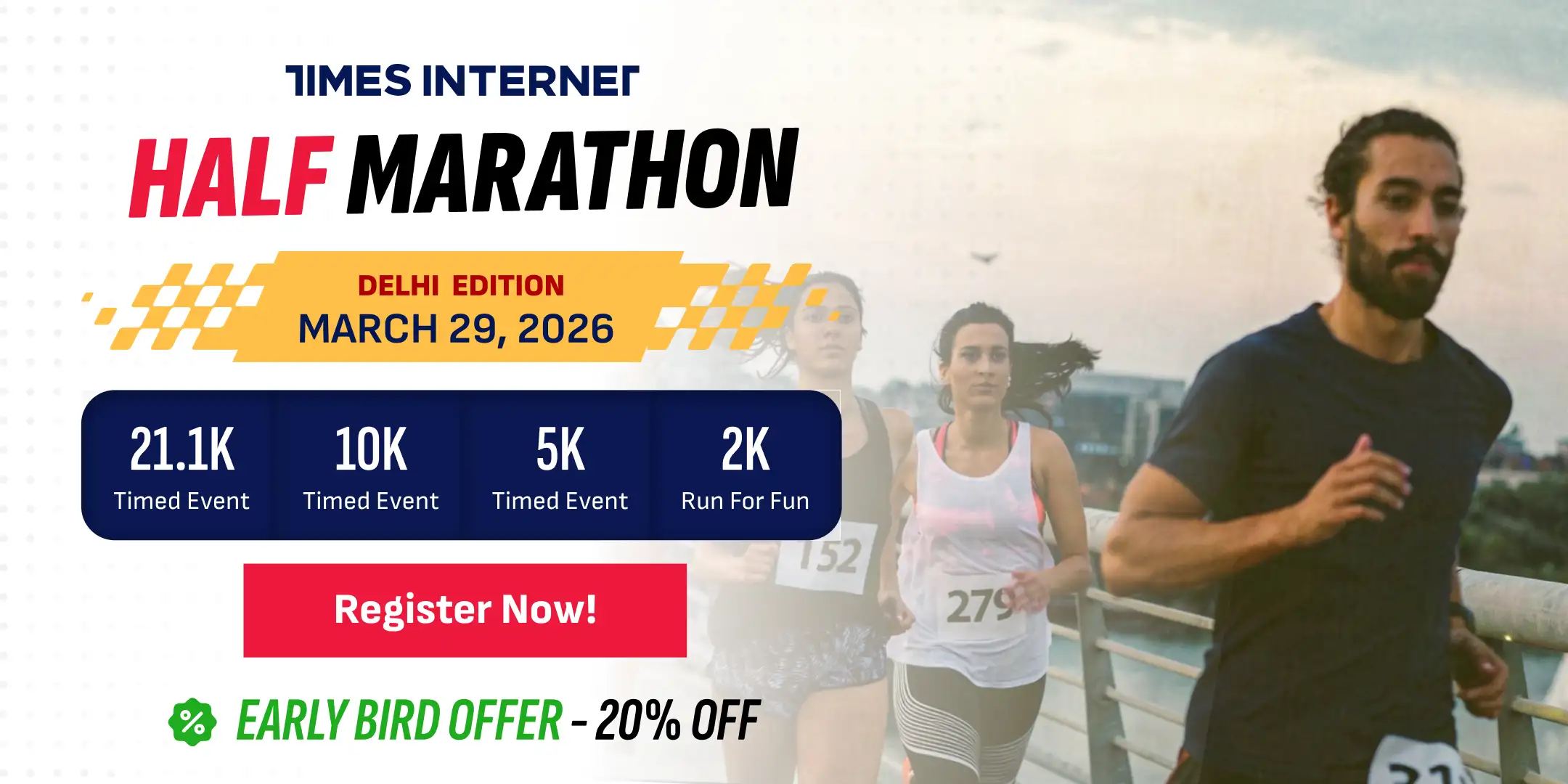 The Times of India Half Marathon Banner