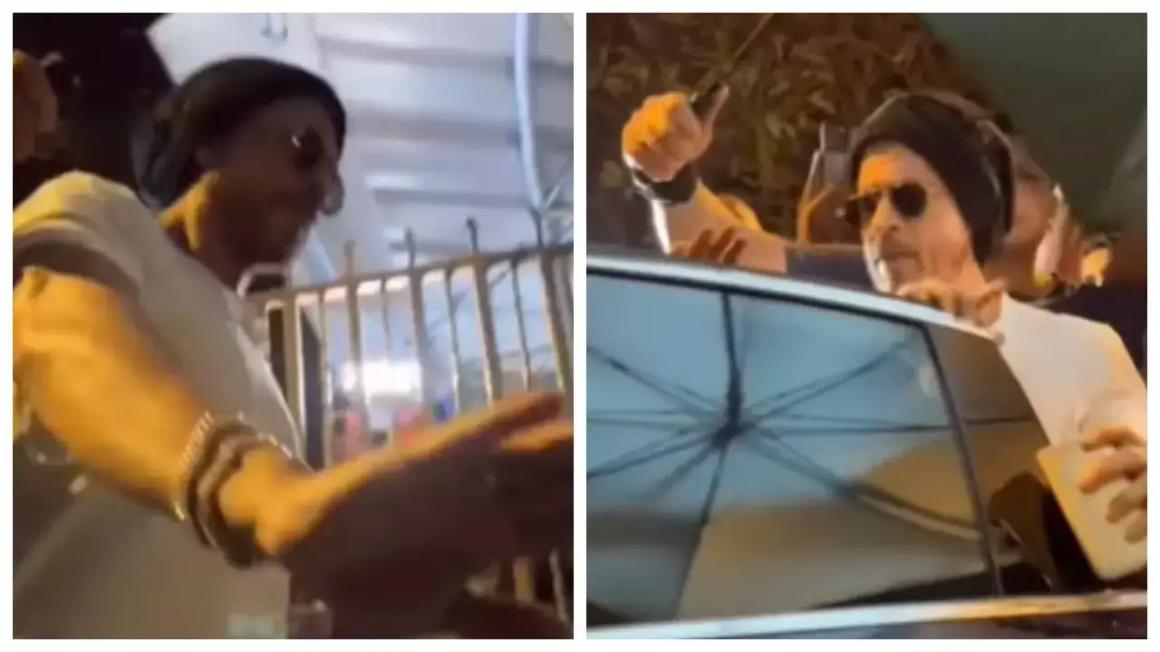 Shah Rukh Khan at dubbing studio for King movie buzz