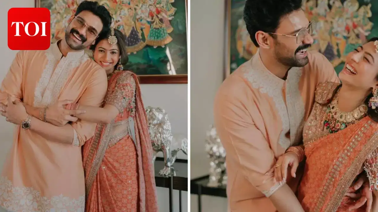 Bellamkonda Sai Sreenivas and Kavya Reddy at Roka ceremony