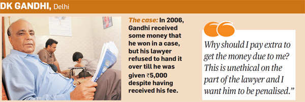 Is your lawyer cheating you? - The Economic Times