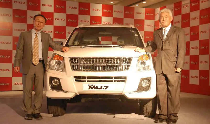 Isuzu Rolls Out First Made In India Suv The Economic Times Isuzu Rolls Out First Made In India Suv