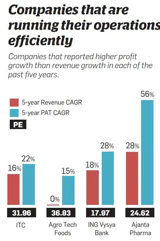 Check revenue and profit numbers before investing in a company The