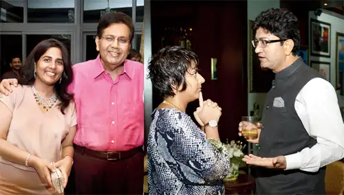Shalini and Dilip Piramal celebrate Prasoon Joshi's Padma Shri win Shalini and Dilip Piramal celebrate Prasoon Joshi's Padma Shri win