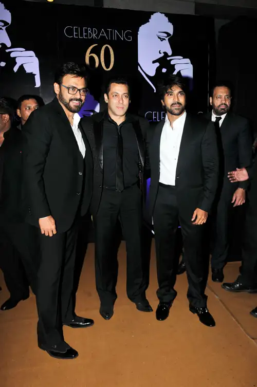 Salman, Sridevi, Kamal Haasan attend Chiranjeevi's birthday bash Salman, Sridevi, Kamal Haasan attend Chiranjeevi's birthday bash