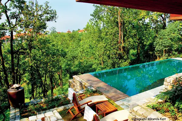 Evan Spiegel & Miranda Kerr's trip to Rishikesh Evan Spiegel & Miranda Kerr's trip to Rishikesh