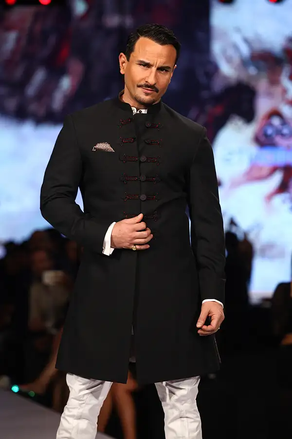 Saif Ali Khan walks the ramp for Raghavendra Rathore Saif Ali Khan walks the ramp for Raghavendra Rathore