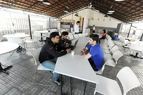 Abundant sporty breaks for employees at the Puma India headquarters in Bengaluru! Abundant sporty breaks for employees at the Puma India headquarters in Bengaluru!