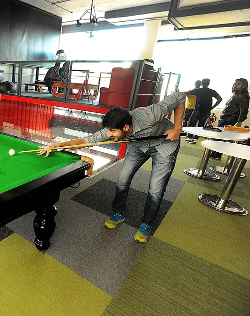 Abundant sporty breaks for employees at the Puma India headquarters in Bengaluru! Abundant sporty breaks for employees at the Puma India headquarters in Bengaluru!