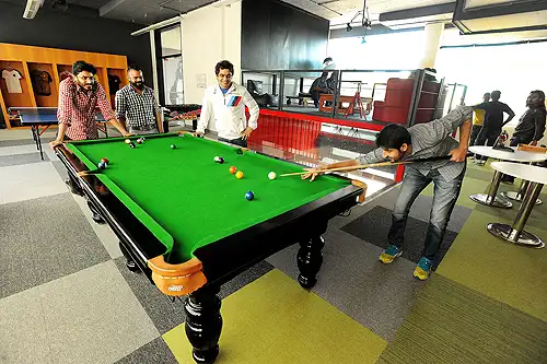 Abundant sporty breaks for employees at the Puma India headquarters in Bengaluru! Abundant sporty breaks for employees at the Puma India headquarters in Bengaluru!