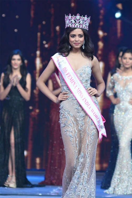 Priyadarshini Chatterjee Crowned Miss India World 2016 The Economic Times 