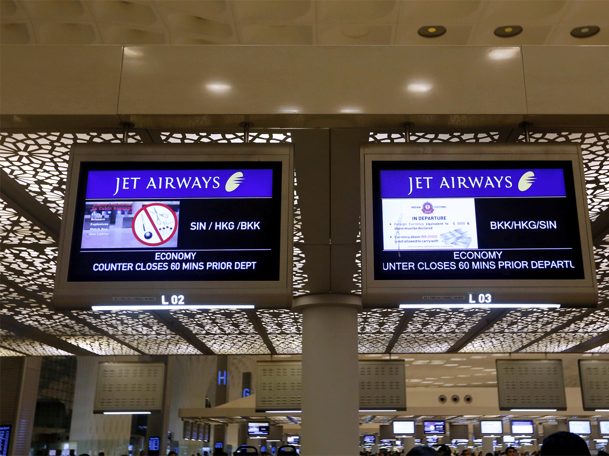 Jet Airways falls; lenders may take write-off