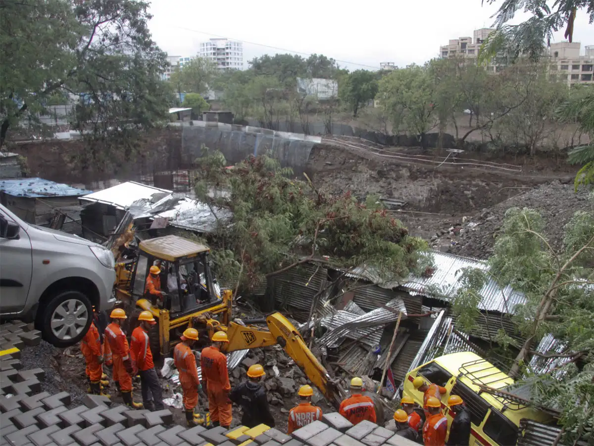 least killed wall collapse following