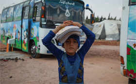 A moving school: This bus brings alma mater to displaced Syrian children