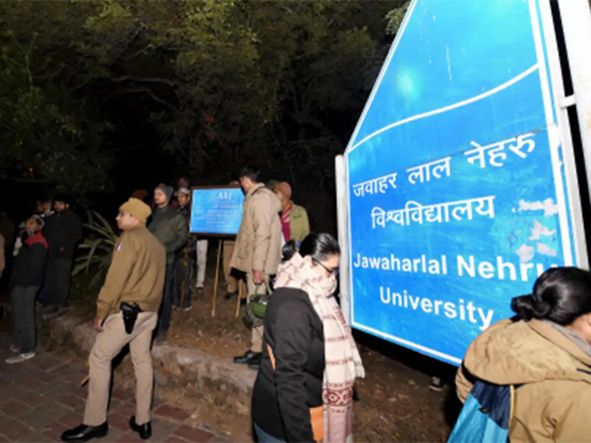 JNUSU President attacked ABVP members