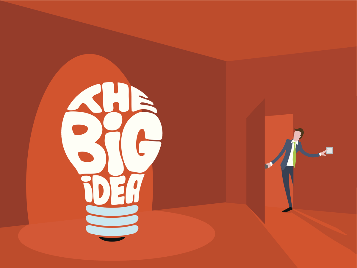 Со идея. Большая идея. Big idea бренда. Think big Графика. Большая идея примеры.