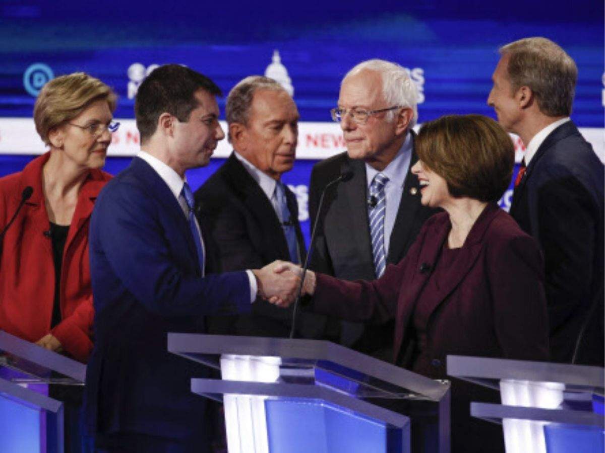 At rowdy debate, Democratic rivals warn Bernie Sanders nomination would be a 'catastrophe'