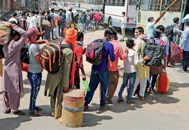 Migrant workers return after Kharif
