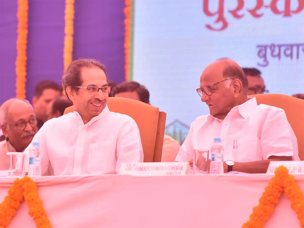 Uddhav Thackeray meets Sharad Pawar,